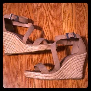 Charles by Charles David nude wedge espadrille